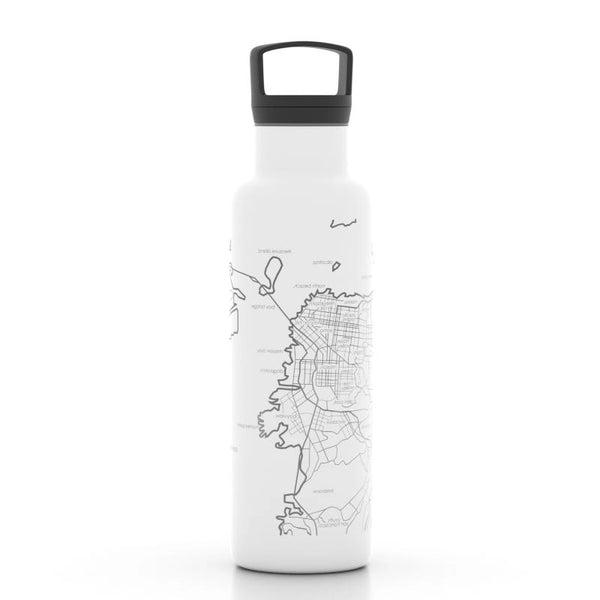 Map of San Francisco Insulated Hydration Bottle